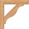 Ekena Millwork Funston Block Smooth Bracket w/ Offset Brace, Western Red Cedar, 5 1/2"W x 26"D x 26"H BKT0604X26X26FST05SWR - alternate 3